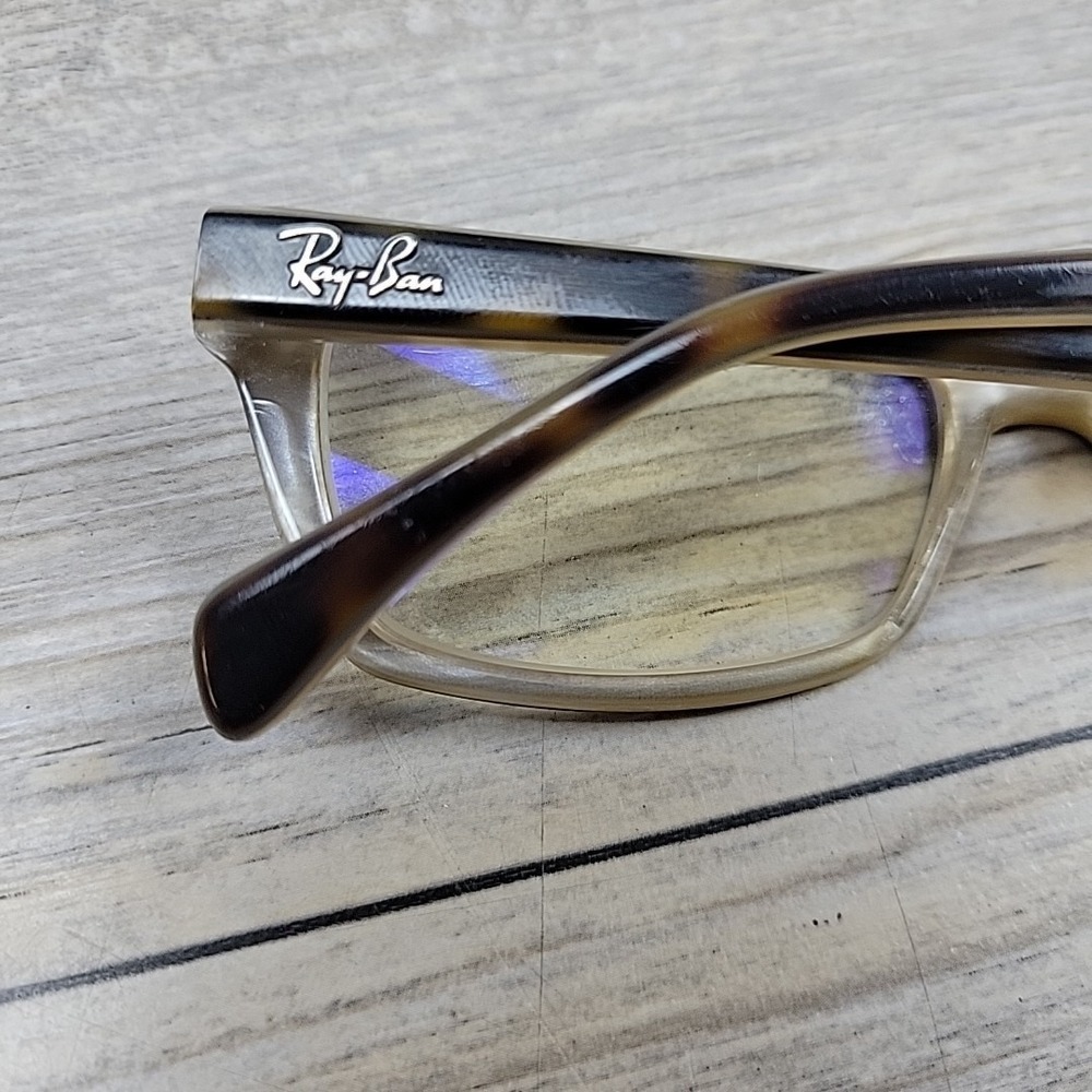 Ray-Ban RB5255 5075 Eyeglasses Frames Only Tortoise Women 51-16-135mm Full Rim - Picture 9 of 11